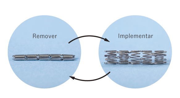 Stent de Treinamento Reutilizável